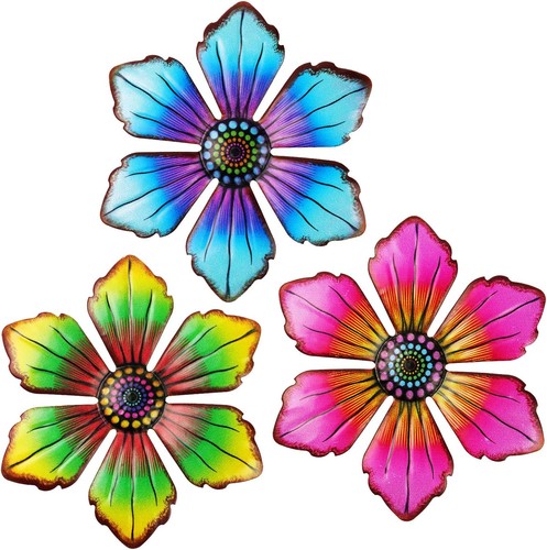 Metallblumen wanddekoration - wanddekoration, 3