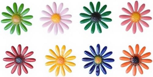 Stück blumen metall - 8,
