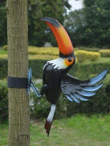 Tukan vogel metall zum hängen - tukan,