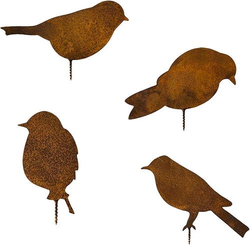 Gartendeko rost vögel - gartendeko,