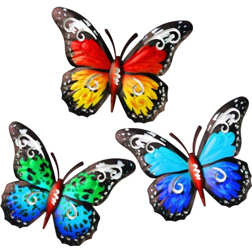 Metall schmetterling wandkunst - metall,
