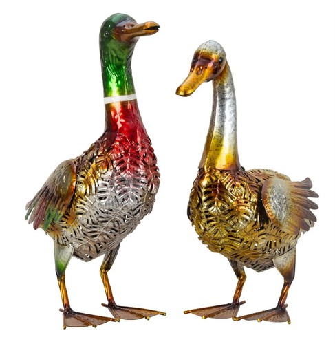 Enten paar metall - metall, 40cm/43cm