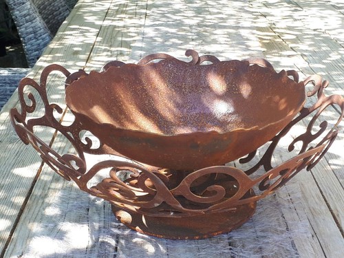 Edelrost schale dekoration - schale,