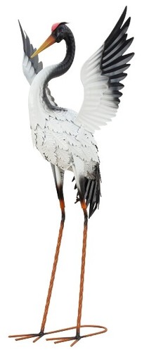 Xxl storch figur 82cm metall - storch,