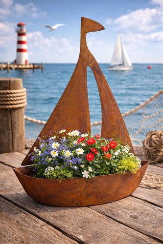 Rostiges segelboot - rostiges,