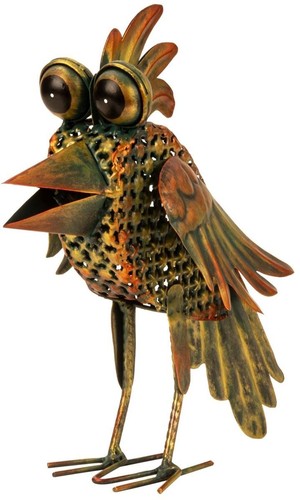 Vogel metall stehend - vogel,
