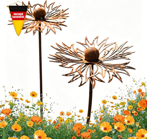 Gartenstecker rost 2er - rost,