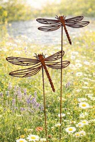 Gartenstecker libellen 2er - libellen,,
