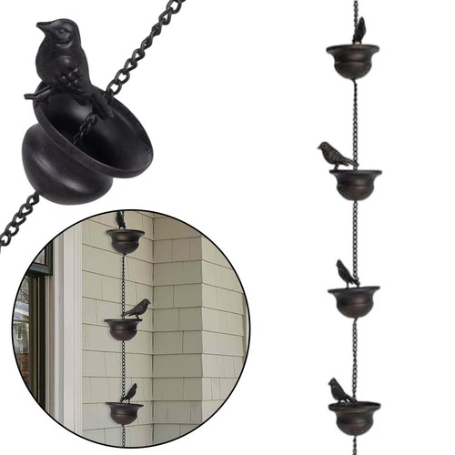 60cm metall regenkette - regenkette, garten