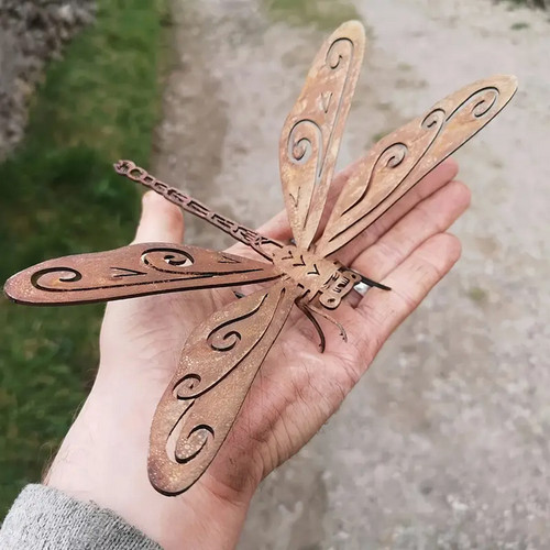 Libelle edel rost deko - edel,