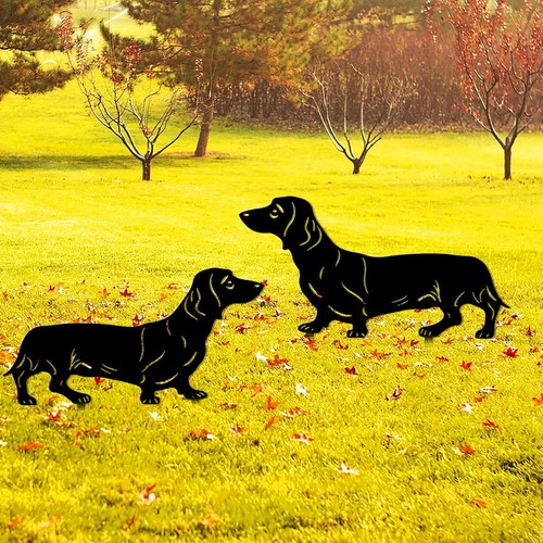 Gartendekoration metall hund - metall, 2